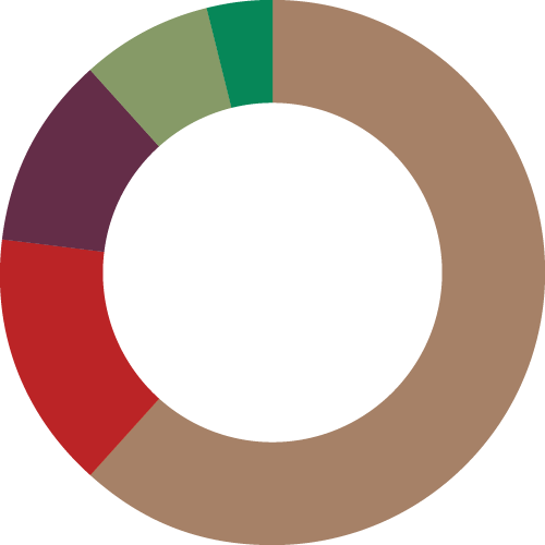 Pie-chart depicting percentages of sexualities of our participants